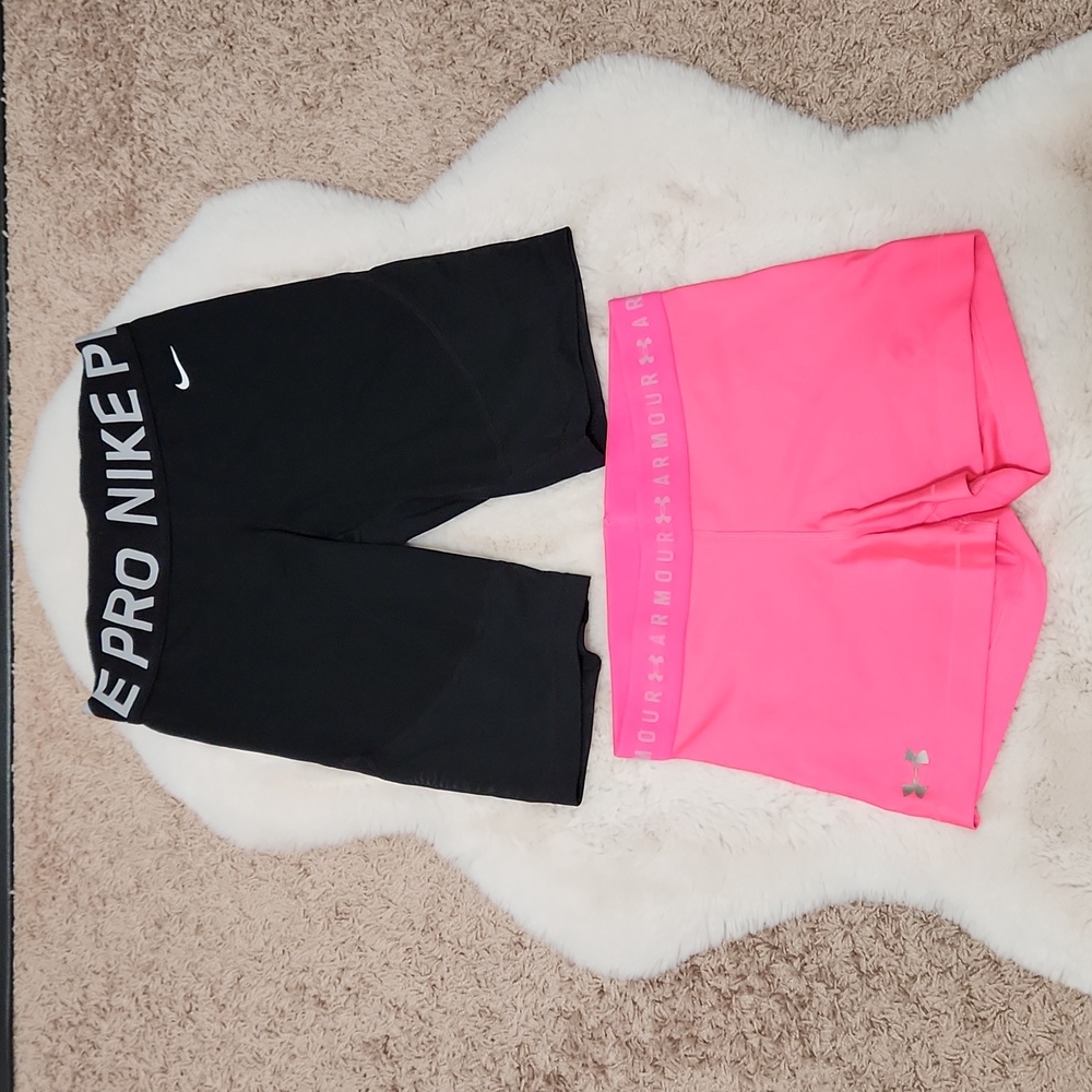 Nike & Under Armour Compression Shorts